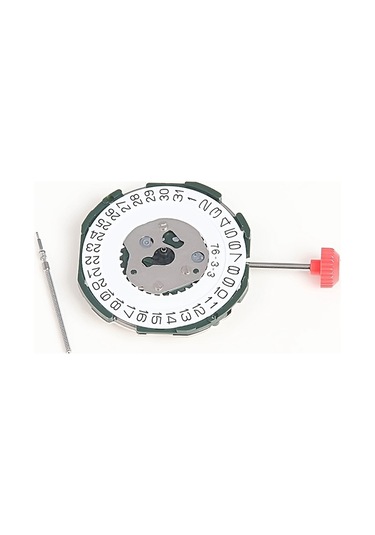 Xurunkeji 2115 Saplı Hareket + Pil 2035 Erkek Tek Takvim Üç Noktalı Elektronik Kuvars Saat Hareketi Değişimi Gümüş