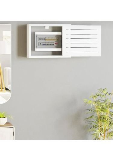 Aydoğdu Wifi Saklama Kutusu Modem Pc Bilgisayar Kablo Priz Şartel Elektrik Beyaz