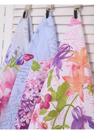 Kuz'kina Hatka 3 Parçalık Mutfak Havlusu Seti 224582758 Safir-mavisi