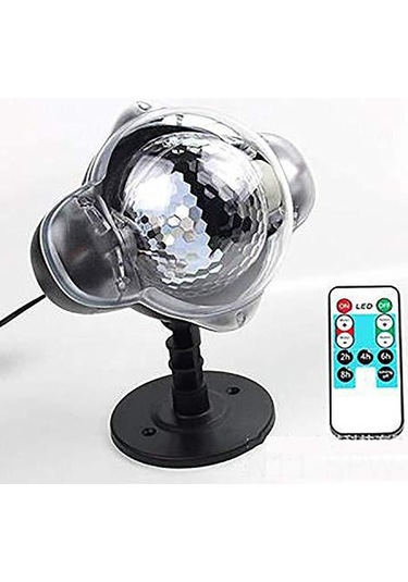 Maiyame Ip65 Su Geçirmez Dış Mekan Led Işığı, Uzaktan Kumanda Ve Zamanlayıcı İle Kar Tanesi Projeksiyonu, Noel Partileri Ve Dış Mekan Aydınlatması