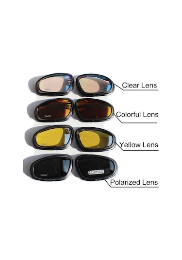 Daisy Usa Mılıtary C5 4 Lensli Polarize Taktikal Gözlük