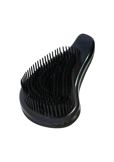 Koodmax Oval Dolaşık Önleyici Saç Fırçası - Saç Açıcı Tarak - Siyah