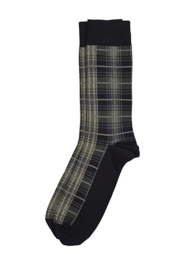 Barbour Blyth Çorap Tn21 Cordovan Beyaz - Yeşil