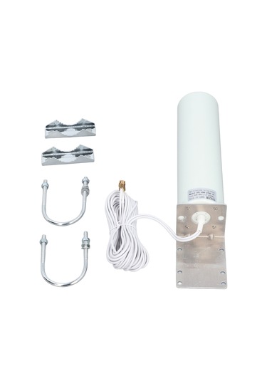 Symbee 10dbi Yüksek Kazanç Dış Mekan Anteni, 698-2700mhz Sma Erkek Bağlantı, 5m Kablolu, 3g/4g/lte/5g Modem Ve Router İçin Tam Yönlü, Su Geçirmez