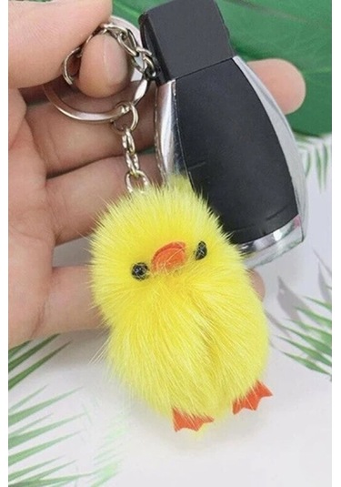 Sarı Civciv Peluş Anahtarlık Çanta Aksesuarı Süs