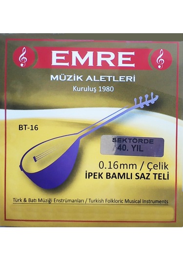 Emre 0.16 Mm Çelik Takım Tel - Kısa Sap Bağlama Teli