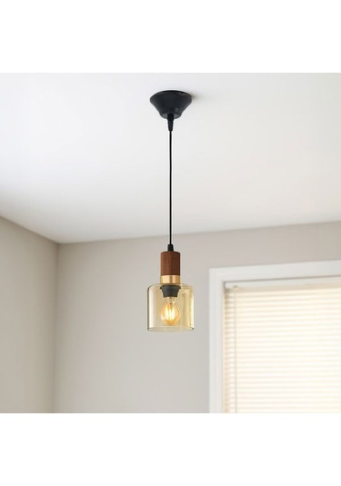 Correx Simurg Tekli Cam Sarkıt Kahverengi / Siyah