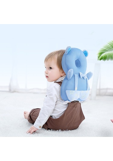 Dianziye Büyük Boy Ağızlı Aslan Desenli Yazlık Bebek Yürüyüş Korumalı Yastık - Kafa Koruma Padı - Fabrika Doğrudan Tedarik Yatay Sabit Kemer Yok