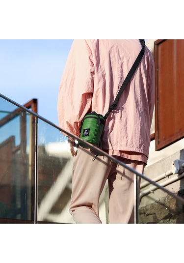 Rhınowalk Rk24933 Polyester Bisiklet Gidon Kök Çantası - Ordu Yeşil