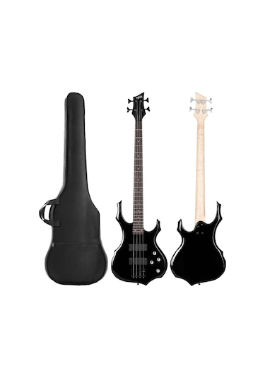 Midex MBG-410BK-20AMP 4 Telli Bas Gitar ve 20W Amfi Gigbag Kulaklık Set