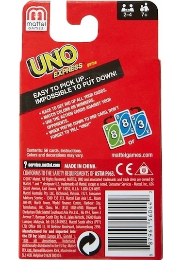 Uno Express Kart Oyunu