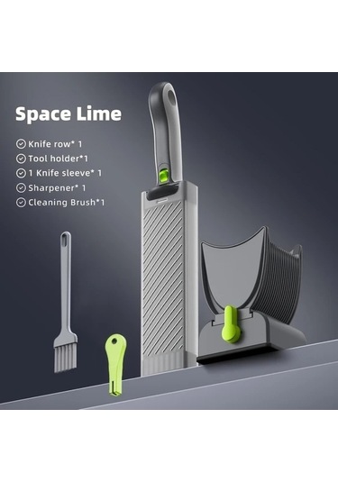 Trendooze Gaojunshop01 Senbowe Manuel Dilimleyici Gri Barbekü Aksesuarı Et Ve Sebze Kesici Gri