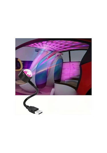 Mercansa Buffer Usb Sese Duyarlı 8 Farklı Mod Işıklı Led Atmosfer Işığı - Ambiyans Aydınlatması