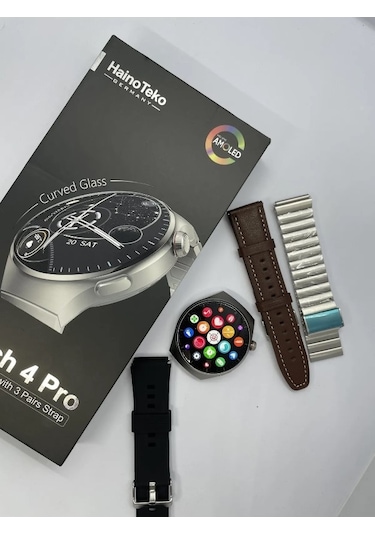 Haino Teko Germany Amoled Curved Kavisli Ekran Akıllı Saat (İthalatçı Garantili)