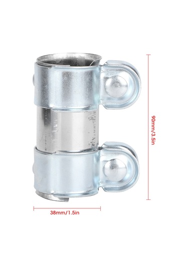 Reedark Stainless Steel Exhaust Pipe Clamp 38x90mm - Oem 8z0253141, Easy Installation, Corrosion Resistant For Multiple Models