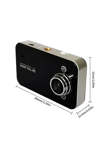 Zilinn Full Hd 1080p Araç Dashboard Kamera Dvr, Döngü Kayıt, Araç Sürücü Kaydedici, Gece Görüş, Destek 32gb Tf, 140 Derece Görüş Açısı