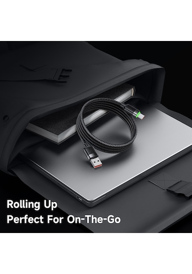 Mcdodo Ca-5650 1.2m Usb-a'dan Usb-c'ye 6a Hızlı Şarj Kablosu Manyetik Veri Kablosu