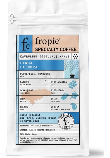 Fropie Nitelikli Kahve Honduras - Öğütülmüş 250 G