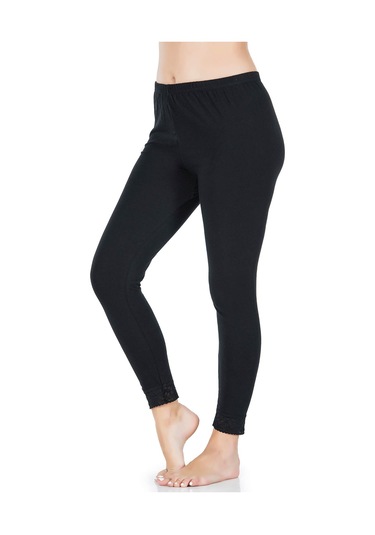 Derya Kurşun Paça Dantelli Uzun Kadın Tayt 413 Kırmızı