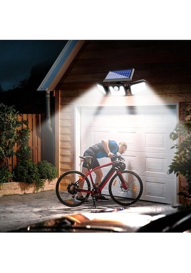 Greentech Güneş Enerjili Hareket Sensörlü 3 Taraflı Led Aydınlatma / GT-SL07