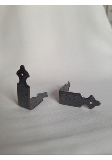 Dekoratif Kutu Kenarı 8 Adet Kutu Sandık Aksesuar Oksit