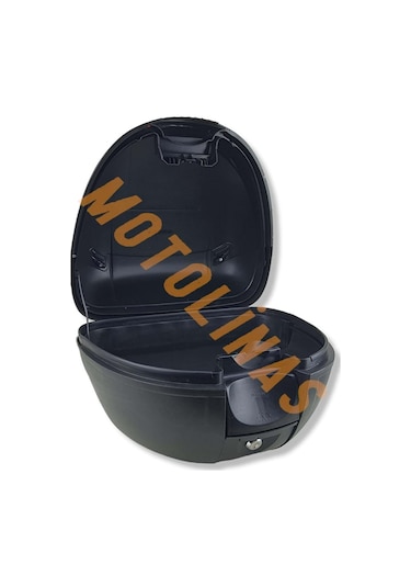 Wogen Motosiklet Arka Çanta 33 Litre Topcase Kızaklı Karbon Siyah