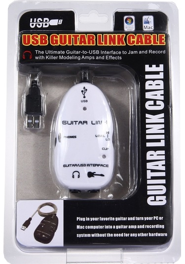 Sones Usb Arayüz Gitar Bağlantı Kablosu Pc / Mac Kayıt Beyaz