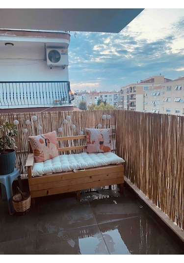 70 Cm X 6 Metre Kamış Hasır Balkon Çiti