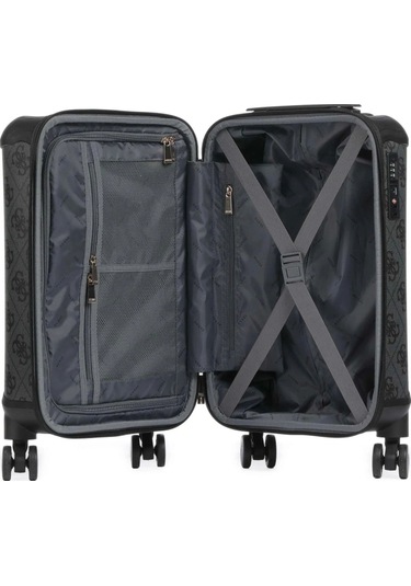 Guess Kadın Antrasit Berta 18 İnç 8 Teker Bavul Antrasit