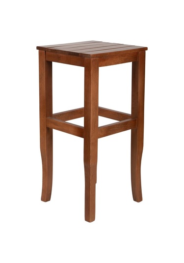 Masif Ahşap Tabure Mini 60cm Ceviz Doğal Kayın Ağacı Diğer