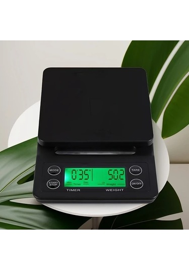 Fastbuy 5 Kg Kapasite 01g Hassasiyet Dijital Mutfak Tartısı Zamanlayıcı Pil Çalışır -