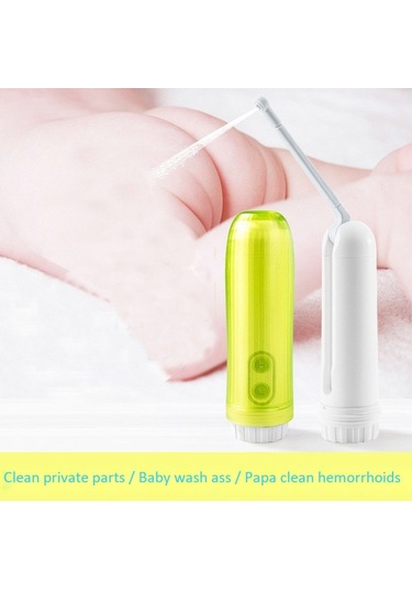 Lebıhmurah Bf580 Bebek Yetişkin İçin Otomatik Dekompresyonlu Taşınabilir Bide Seyahat Ipx7 Suya Elektrikli Bide Püskürtücü Beyaz