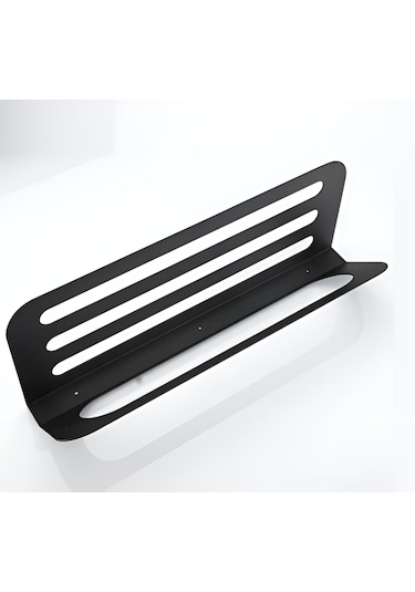 Hvngroup Metal Izgaralı Banyo Ve Lavabo Havlu Askılık Siyah