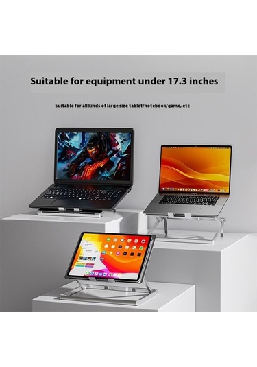 Ebitda H12 Ayarlanabilir Alüminyum Masaüstü Dizüstü Bilgisayar Yükseltici Standı Tutucu