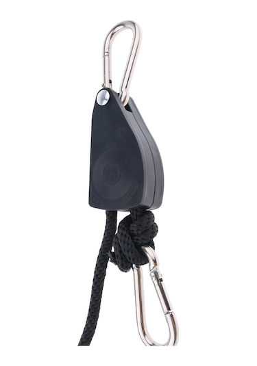 Homyl Guy Hattı Koşucu Kamp Çadır Tente Halat Kasnak L Siyah