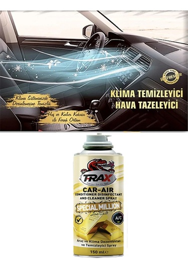 Trax Klima Fresh Temizleyici Klima Bombası Koku Giderici Bomba