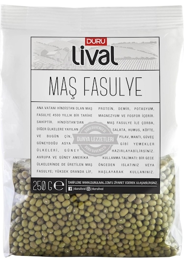 Duru Lival Maş Fasulye 250 G