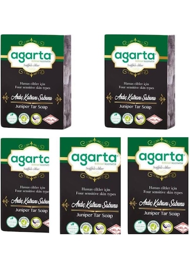Agarta Ardıç Katranı Sabun 5 x 150 G