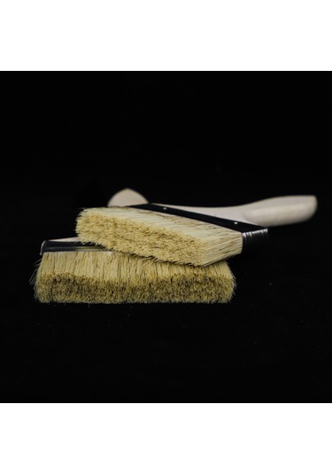 Moveevo Ahşap Saplı, Doğal Tüylü 3'lü Boya Fırçası Seti 20mm, 45mm, 67mm - Ev Tamiri, Yapı Projeleri Ve Sanat Çalışmaları İçin Dayanıklı Kullanim Çok Renkli