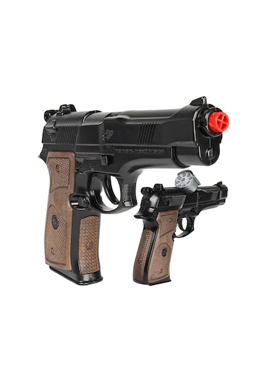 Vıp Özel Kalite Metal Polis Tabancası Metal Kapsül Tabancası 8li Kapsül Oyuncak Tabanca Metal Tabanca