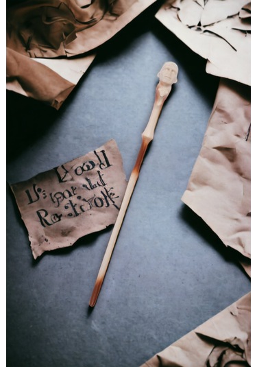 Harry Potter Başlı Voldemort Asa 33 Cm Voldemort Asası Başlı