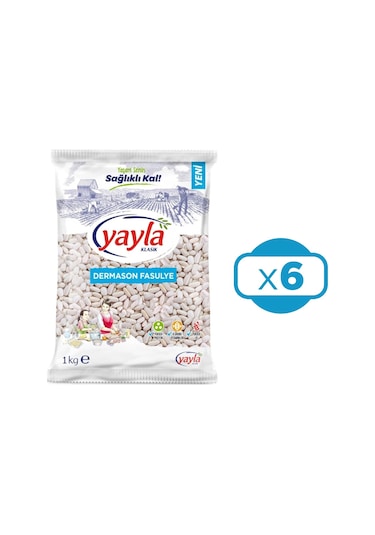 Yayla Dermason Fasulye 6 x 1 KG