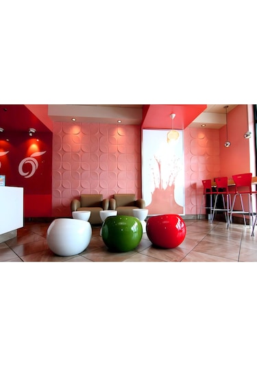 3 Boyutlu Boyanabilir Pvc Duvar Paneli Flora 50-50 Cm 4 Adet-1 Metrekare
