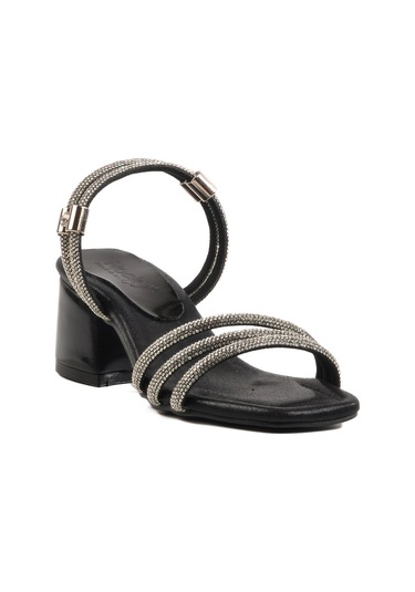 Siyah Taşlı Kız Çocuk Sandalet 016 F Siyah Siyah Taşlı Kız Çocuk Sandalet 016 F Siyah