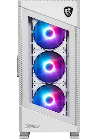 Msı Mpg Velox 100R 4x120 MM Argb Fan Temperli Cam Usb 3.2 Type-C Midi Tower Bilgisayar Kasası
