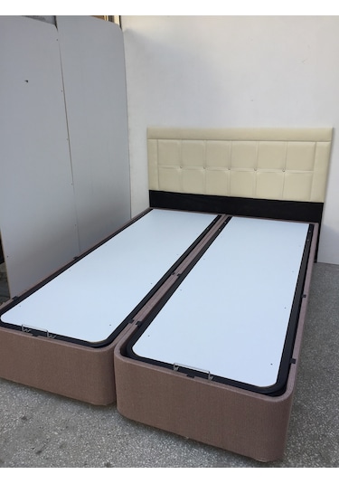 Bengimobilya Baza Başlık Standart Silinir Kumaş Model Kapiton Metal Transmisyo