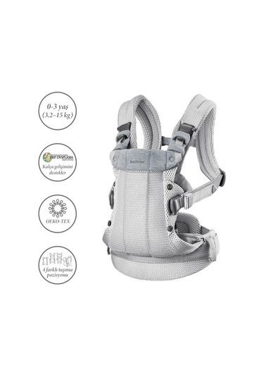 Babybjörn Balance Bliss Ana Kucağı Woven Melange & Kanguru Harmony 3d Mesh / Light Grey