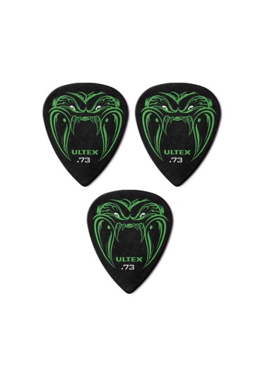 Jim Dunlop Ph112r.73 Hetfield Gitar Penası 3 Adet Black Fang Pena 0.73mm
