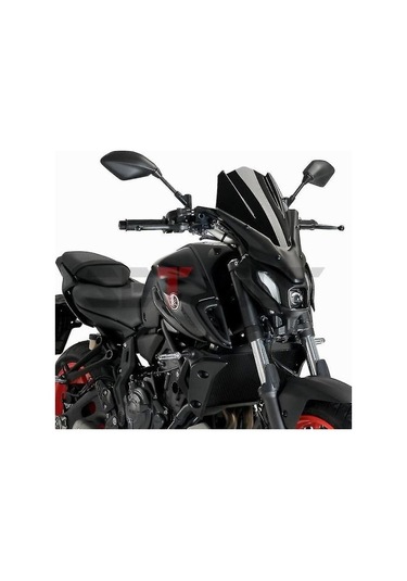Motosiklet Aksesuarları Spor Ön Cam Güneşlik Rüzgar Deflektörü Yamaha Mt-07 Fz-07 2021 2022 Sp Mt07 21-22 Fz07 Fz-07 Renk: Siyah