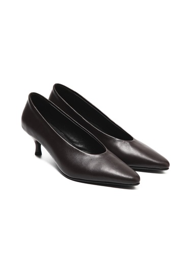 Topuklu/ Stiletto Kadın Mar-25k-242-anny John May Koyu Kahve Koyu Kahve